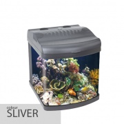 BOYU MT402 Aquarium w/ Back Filter (Sliver) 32L